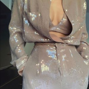 3 Piece tan outfit from JLUXLABEL